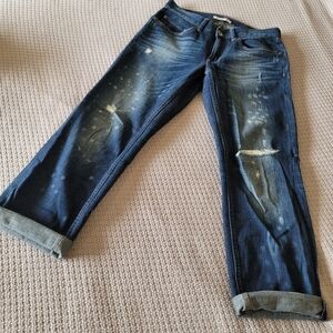 Banana Republic distressed Boyfriend jeabs
